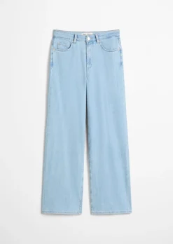 Jeans Model Tolva wide long aus Organic-Cotton-Stretch-Mix