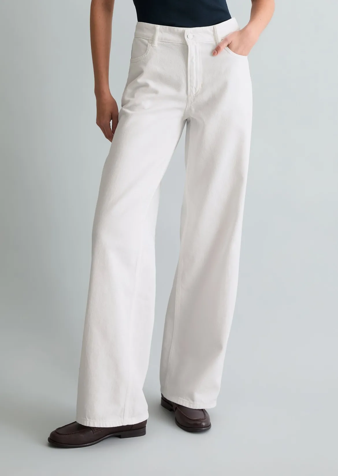 Jeans Model Tomke wide aus weichem Organic-Cotton-Lyocell-Mix