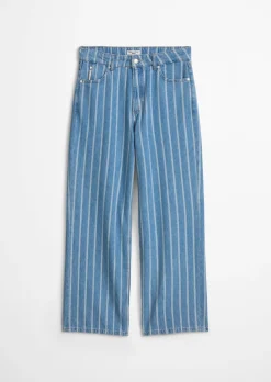 Jeans Model Tomma wide aus leichter Bio-Baumwoll-Qualität