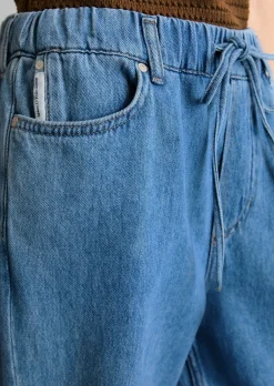 Jeans Model Tomma wide mit elastischem Bund