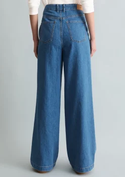 Jeans Model Tomma wide mit Ananasblattfasern