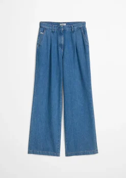Jeans Model Tomma wide mit Ananasblattfasern