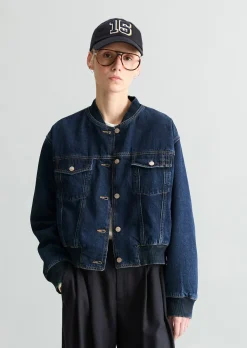 Jeans-Blouson regular aus Rigid Denim