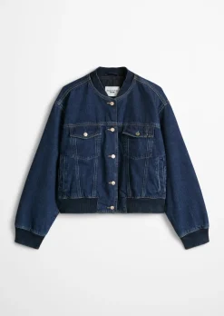 Jeans-Blouson regular aus Rigid Denim