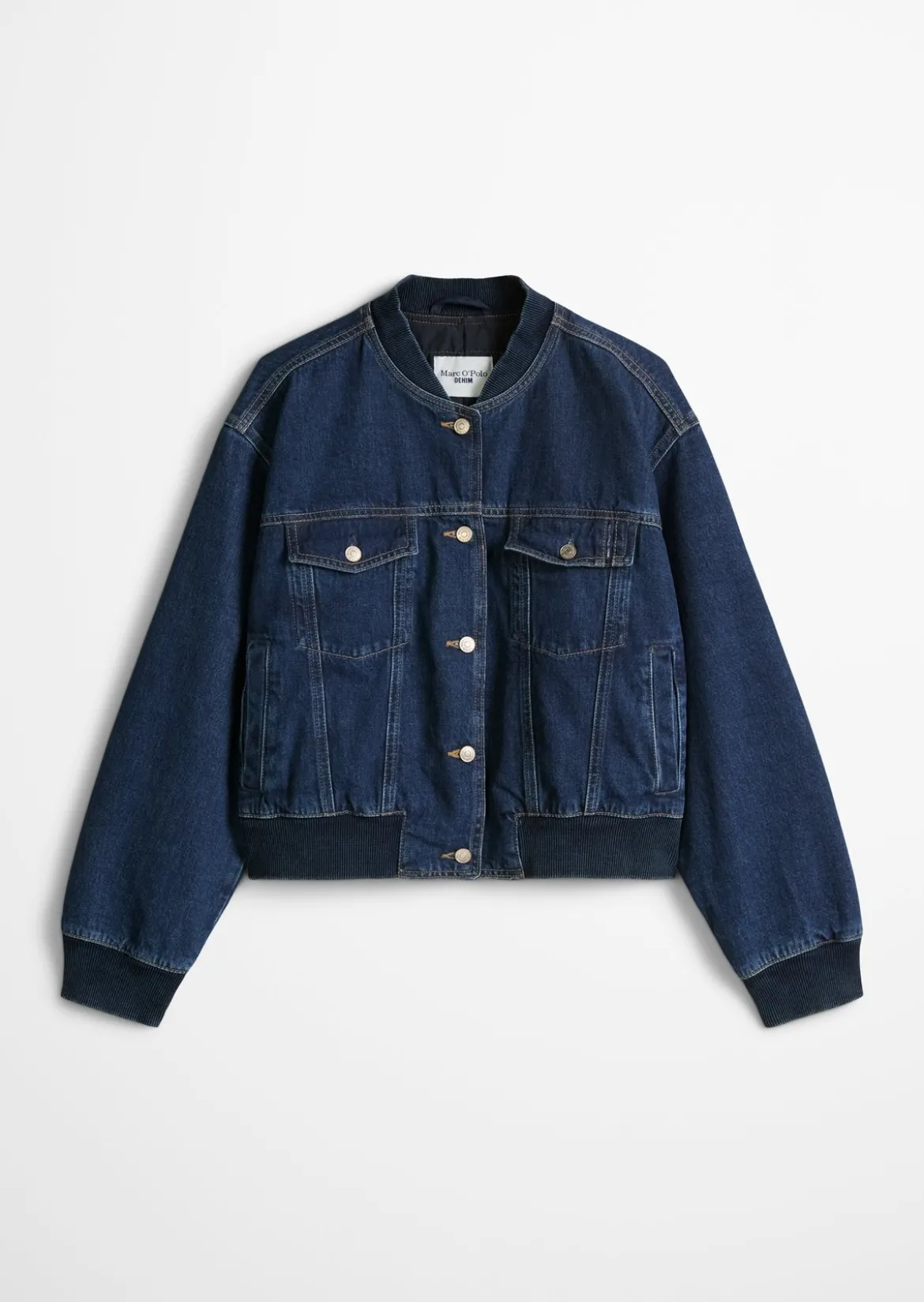Jeans-Blouson regular aus Rigid Denim