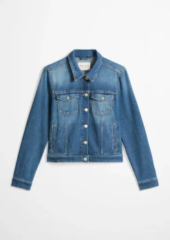 Jeansjacke regular aus Cashmere Touch Denim