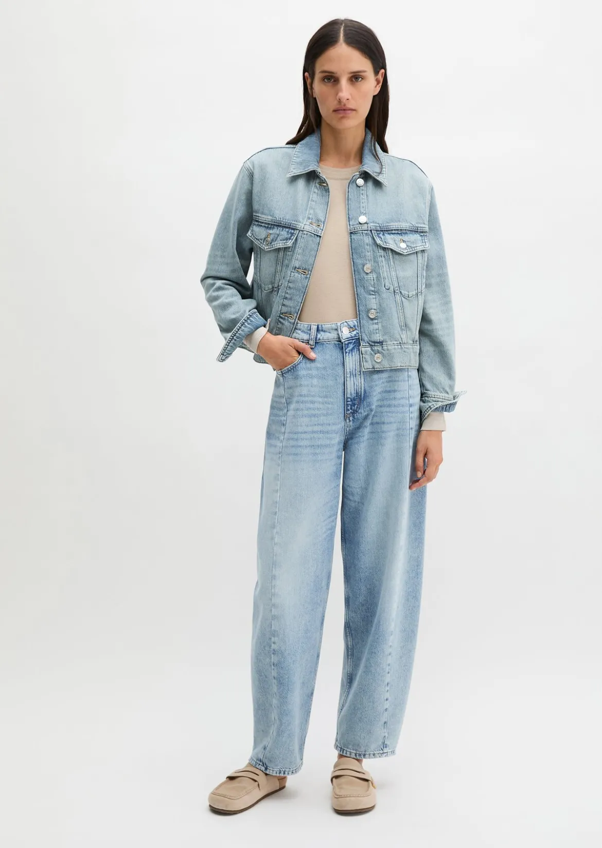 Jeansjacke relaxed aus reinem Organic Cotton