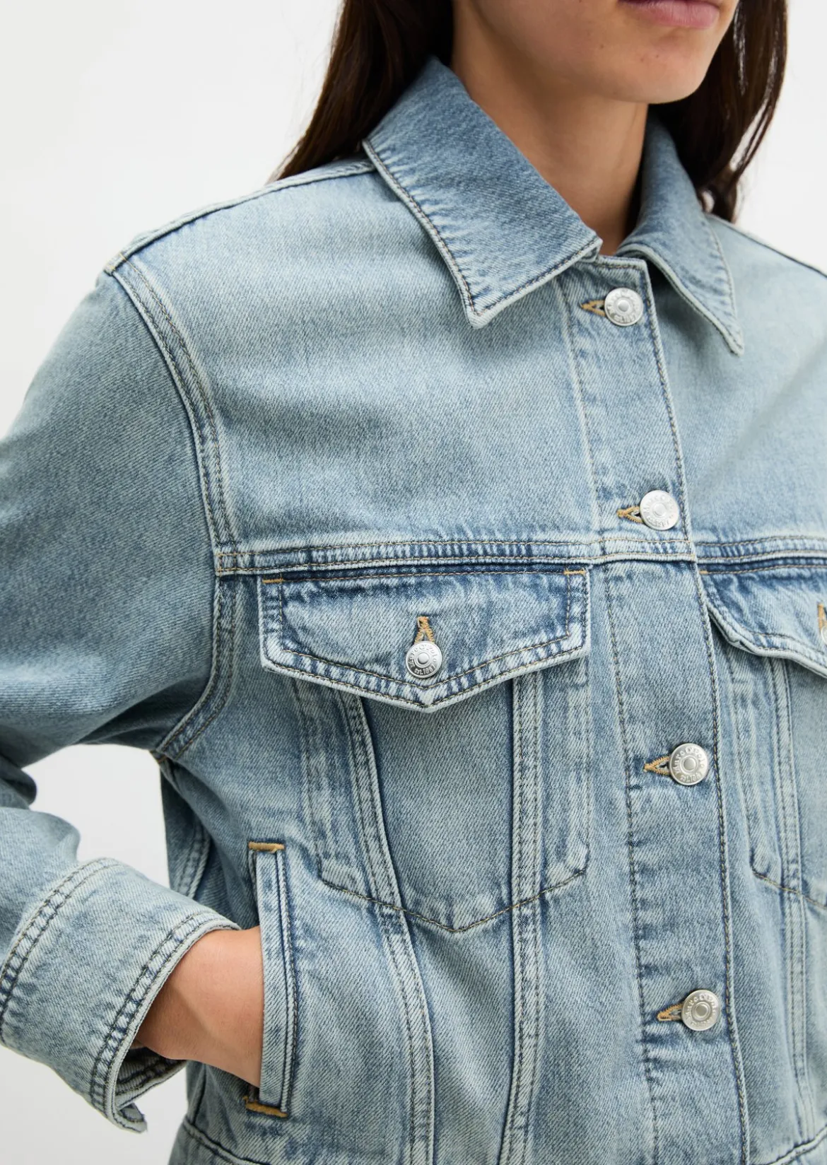 Jeansjacke relaxed aus reinem Organic Cotton