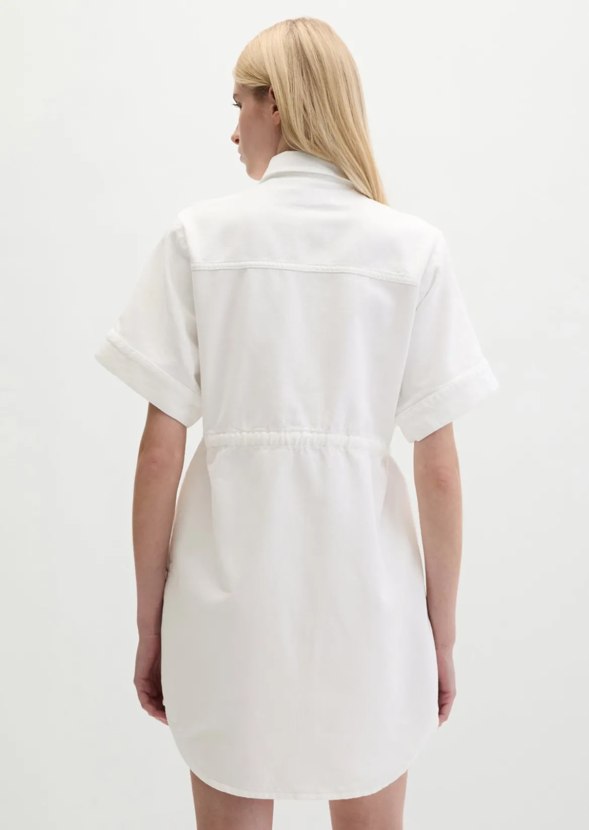Jeanskleid regular aus Organic-Cotton-Lyocell-Mix