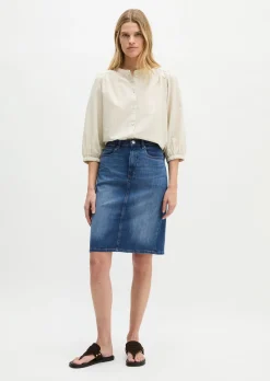 Jeansrock regular aus Organic Cotton-Stretch