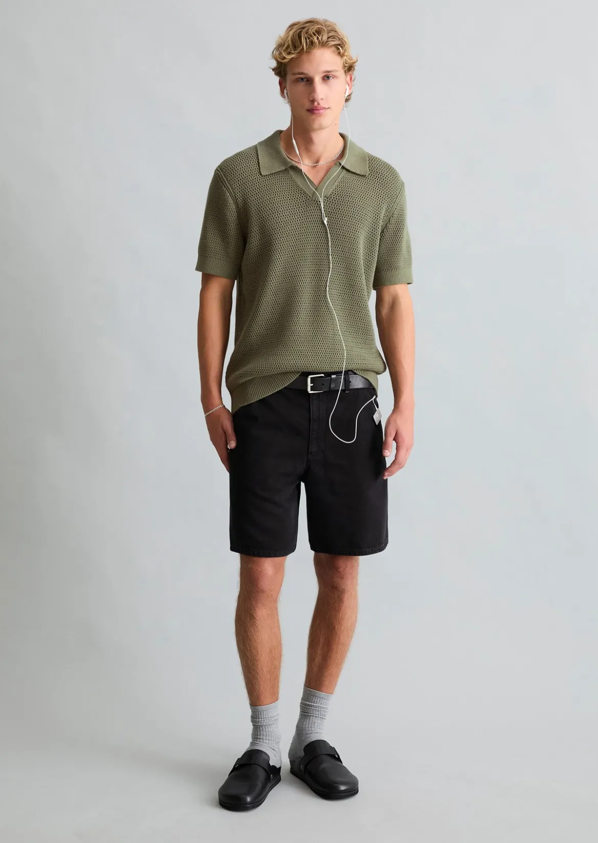 Jeansshorts aus Bio-Baumwolle und Lyocell