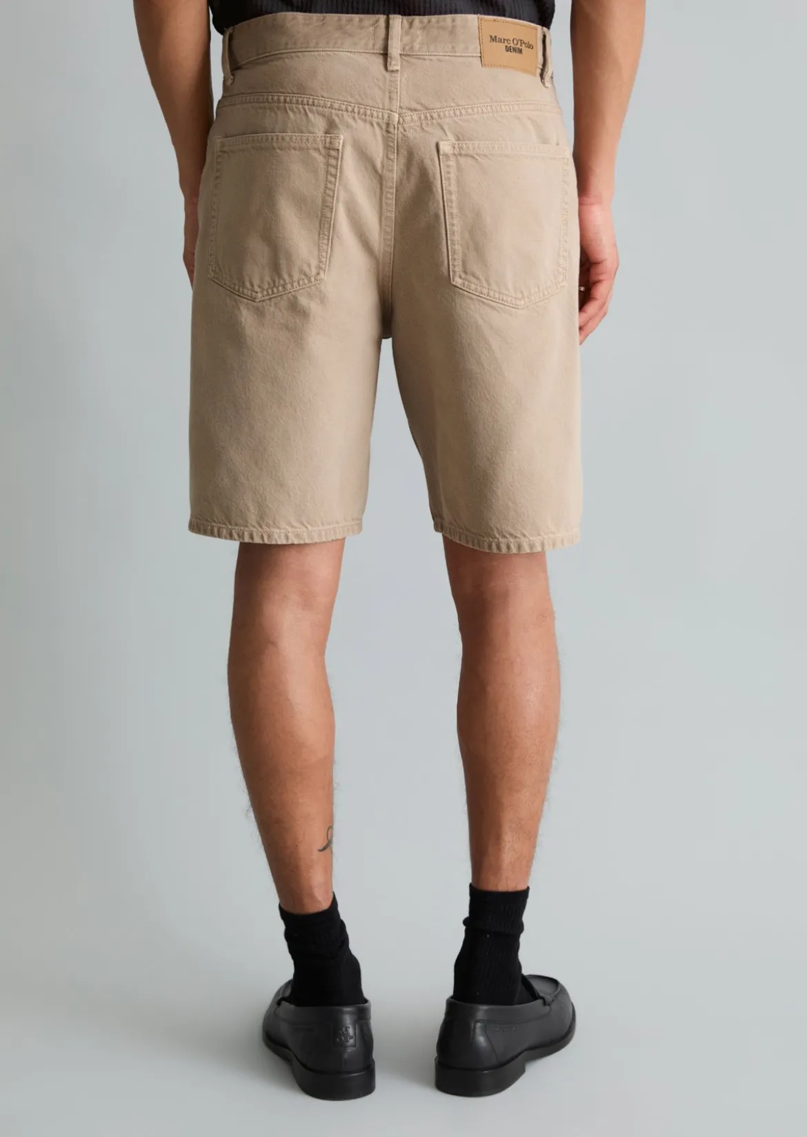 Jeansshorts Model Kalle relaxed aus robustem Bio-Baumwoll-Denim