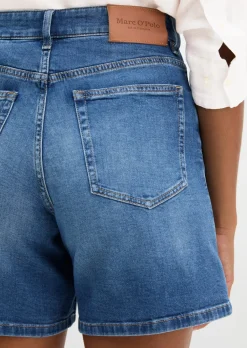Jeans-Shorts regular aus weichem Organic Cotton-Lyocell-Stretch