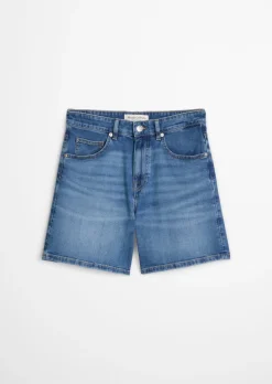 Jeans-Shorts regular aus weichem Organic Cotton-Lyocell-Stretch
