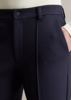 Jersey Straight Leg Pants aus kompakter Interlock-Qualität