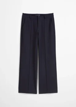 Jersey Straight Leg Pants aus kompakter Interlock-Qualität