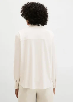 Jersey-Bluse loose aus LENZING™ ECOVERO™
