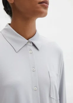 Jersey-Bluse loose aus LENZING™ ECOVERO™