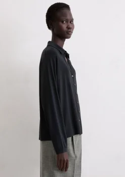 Jerseybluse loose aus LENZING™ ECOVERO™