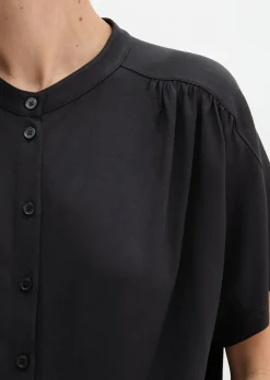 Jerseybluse regular aus LENZING™ ECOVERO™