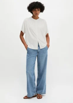 Jerseybluse regular aus LENZING™ ECOVERO™