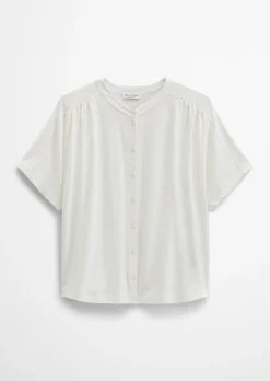 Jerseybluse regular aus LENZING™ ECOVERO™