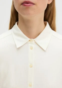 Jersey-Bluse regular aus LENZING™ ECOVERO™