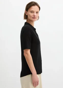 Jerseybluse regular aus LENZING™ ECOVERO™