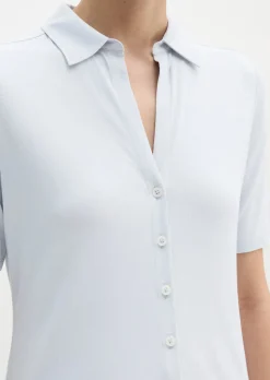 Jerseybluse regular aus LENZING™ ECOVERO™