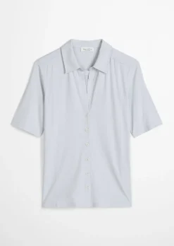 Jerseybluse regular aus LENZING™ ECOVERO™