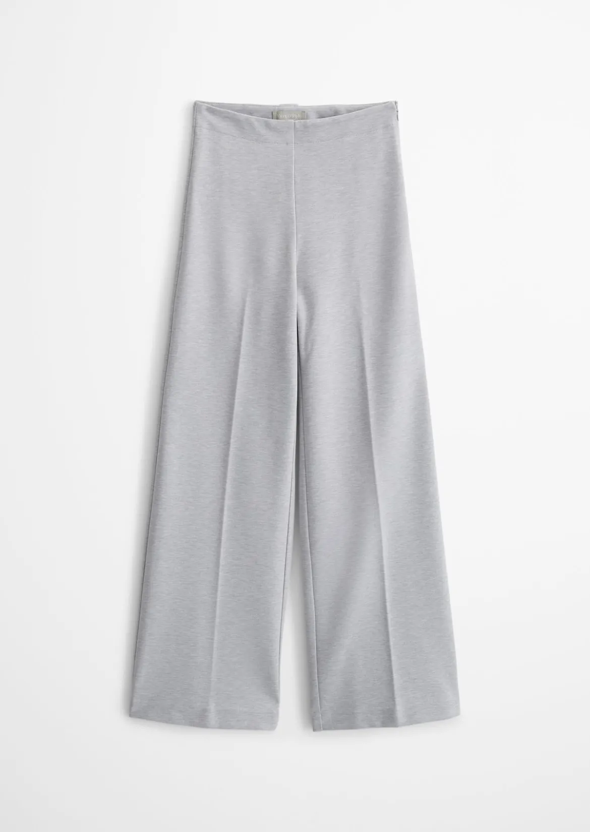 Jerseyhose Model Margo wide aus weichem Interlock-Jersey