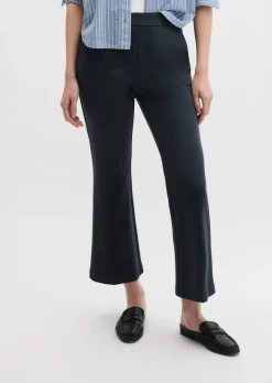 Jerseyhose Model Marthe flared aus Viskose-Stretch
