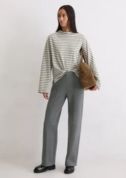 Jerseyhose relaxed aus Organic Cotton-Mix