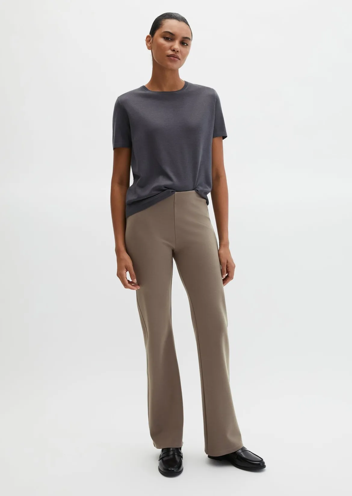 Jerseyhose slim aus Punto di Roma-Qualität