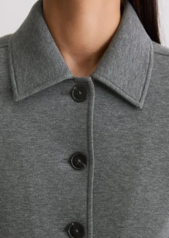 Jerseyjacke regular aus Organic Cotton-Mix