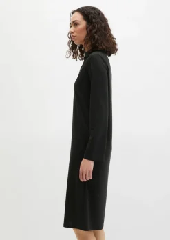 Jerseykleid fitted aus fließendem Soft-Touch-Jersey