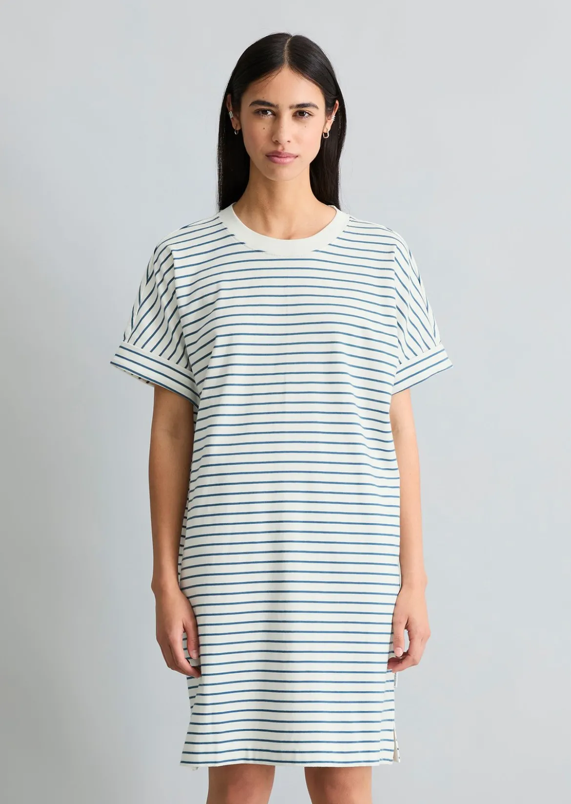 Jerseykleid regular aus Heavy Jersey