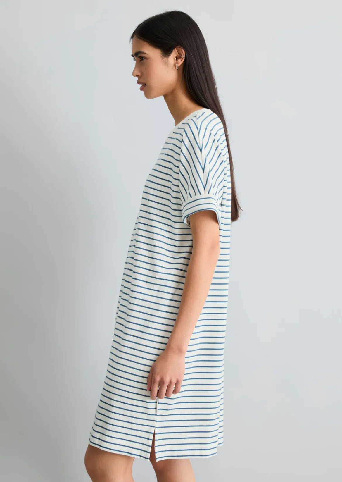 Jerseykleid regular aus Heavy Jersey