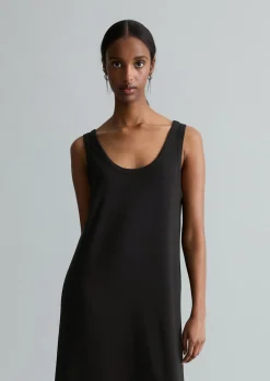 Jerseykleid relaxed aus fließendem Viskose-Stretch
