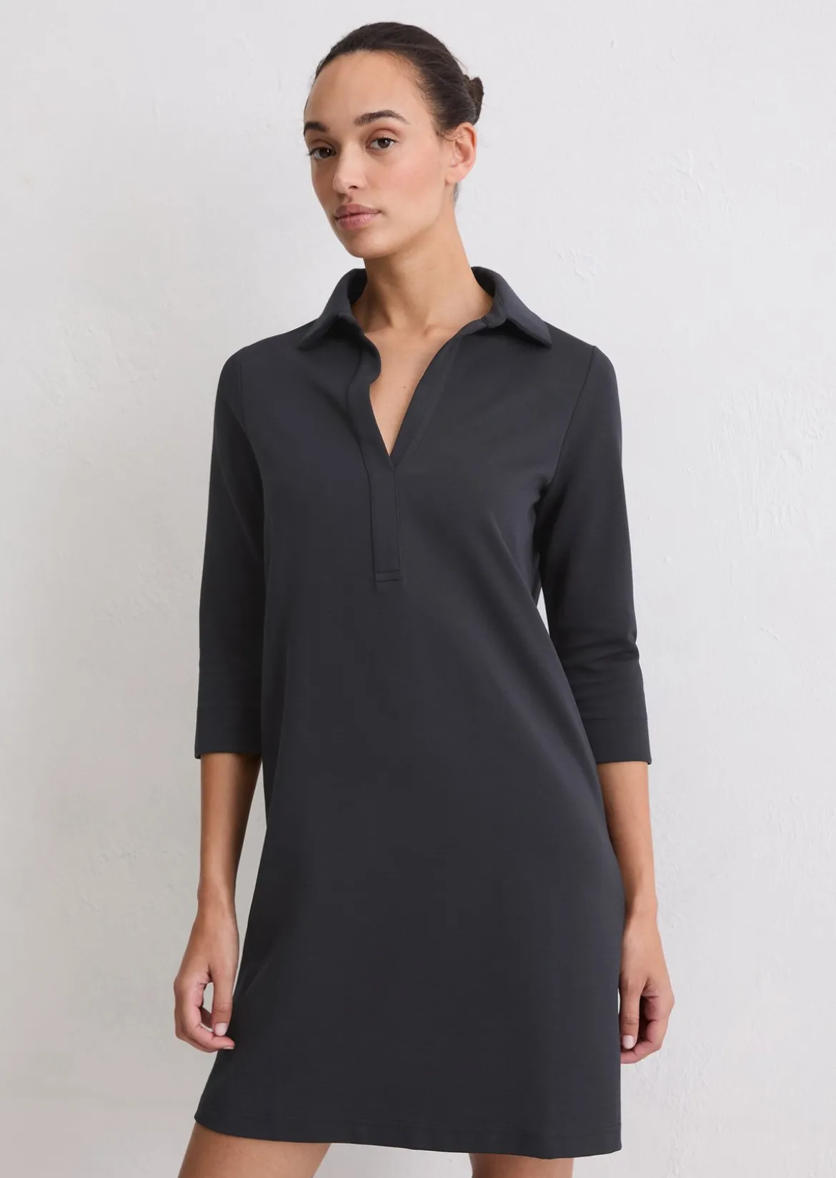 Jerseykleid relaxed aus Interlock-Qualität