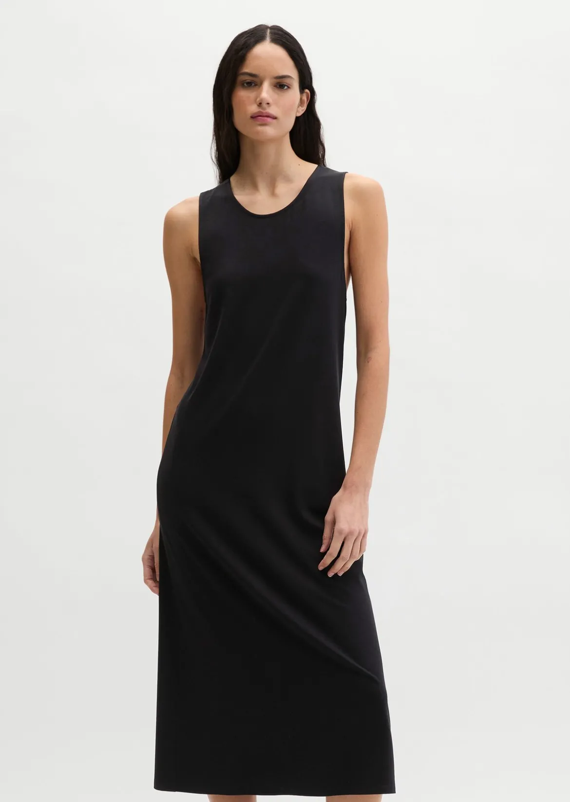 Jerseykleid shaped mit Knoten-Detail aus LENZING™ ECOVERO™
