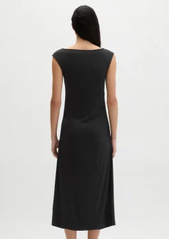 Jerseykleid slim mit geraffter Seitenpartie