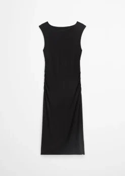 Jerseykleid slim mit geraffter Seitenpartie