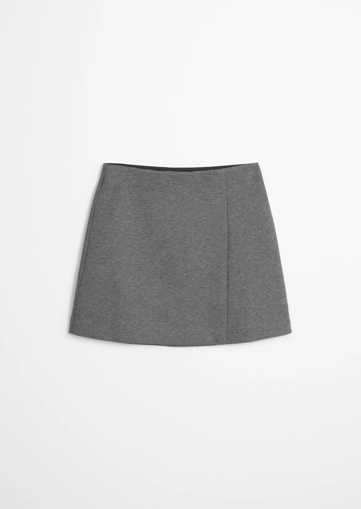 Jersey-Minirock regular aus Bio-Baumwolle-Mix