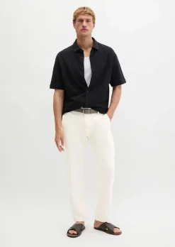 Jerseyshirt loose mit feiner Struktur