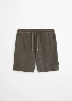 Jersey-Shorts loose aus weichem Bouclé-Jersey