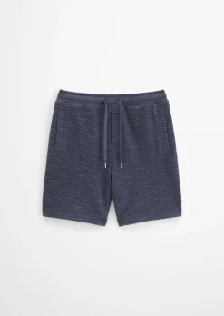 Jersey-Shorts loose aus weichem Bouclé-Jersey