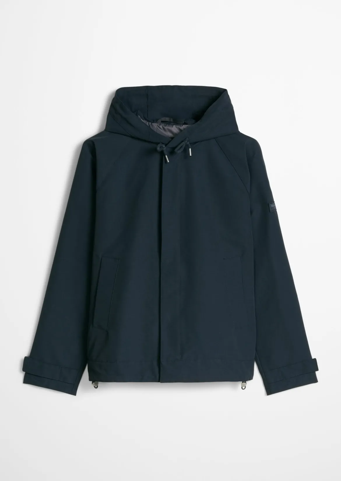 Kapuzenjacke loose aus wasserabweisendem Bio-Baumwoll-Canvas