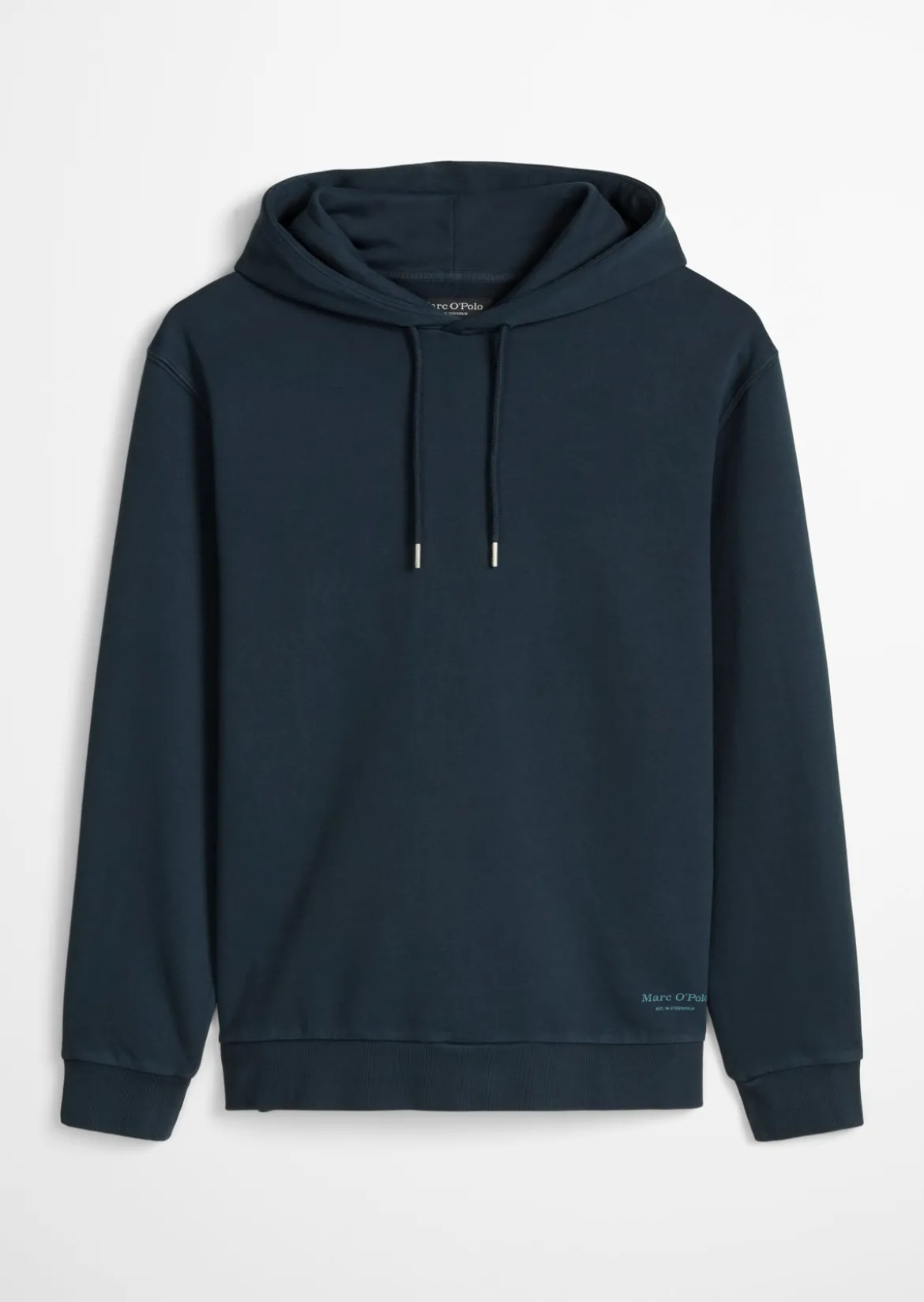 Kapuzen-Sweatshirt regular garment-dyed mit Logo-Print auf der Kapuze