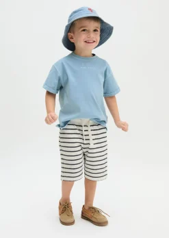 KIDS-BOYS Bermudashorts aus reiner Bio-Baumwolle